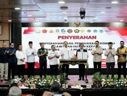 Disaksikan Langsung Gubri Abdul Wahid, Satgas PKH Serahkan Penguasaan Lahan TNTN Ke Negara